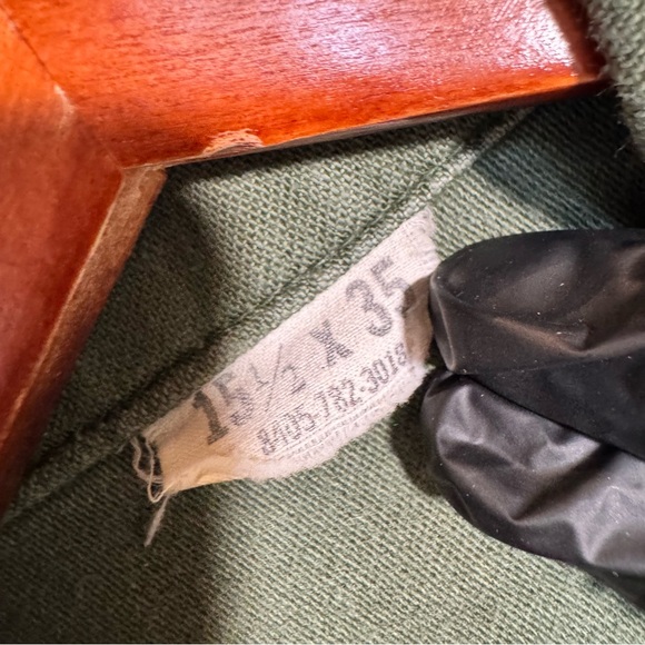 VTG U.S. Air Force Military Utility Shirt Size 15 1/2 X 35 410th Bomb Wing Patch - Picture 13 of 13